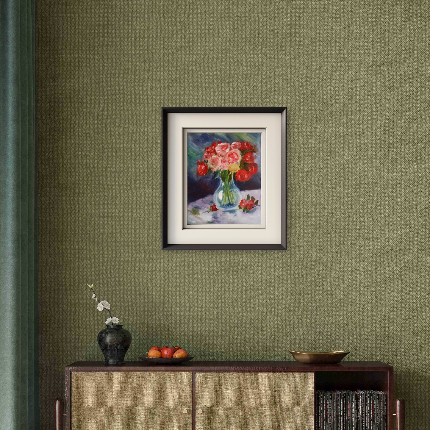 Red and Pink Roses Fine Art Print