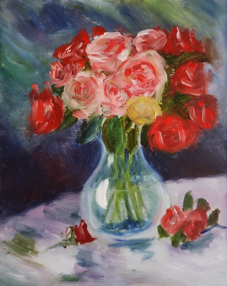 Red and Pink Roses