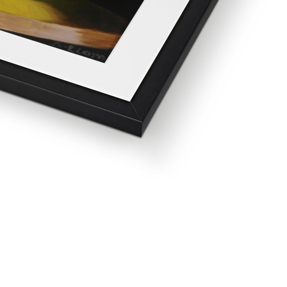 Glass and Lemon Framed & Mounted Print