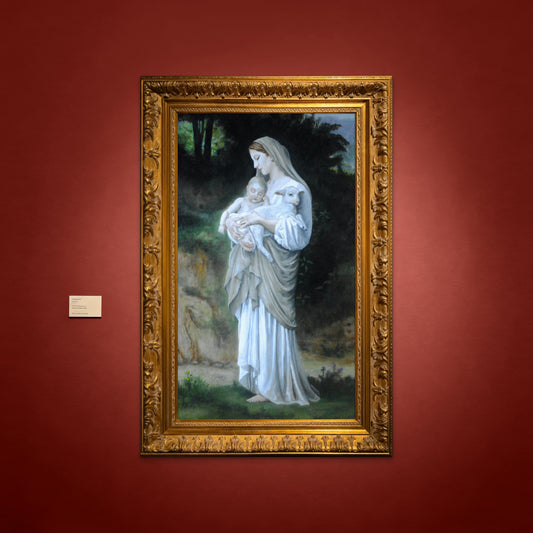 L'Innocence – Original Oil Painting Study after Bouguereau