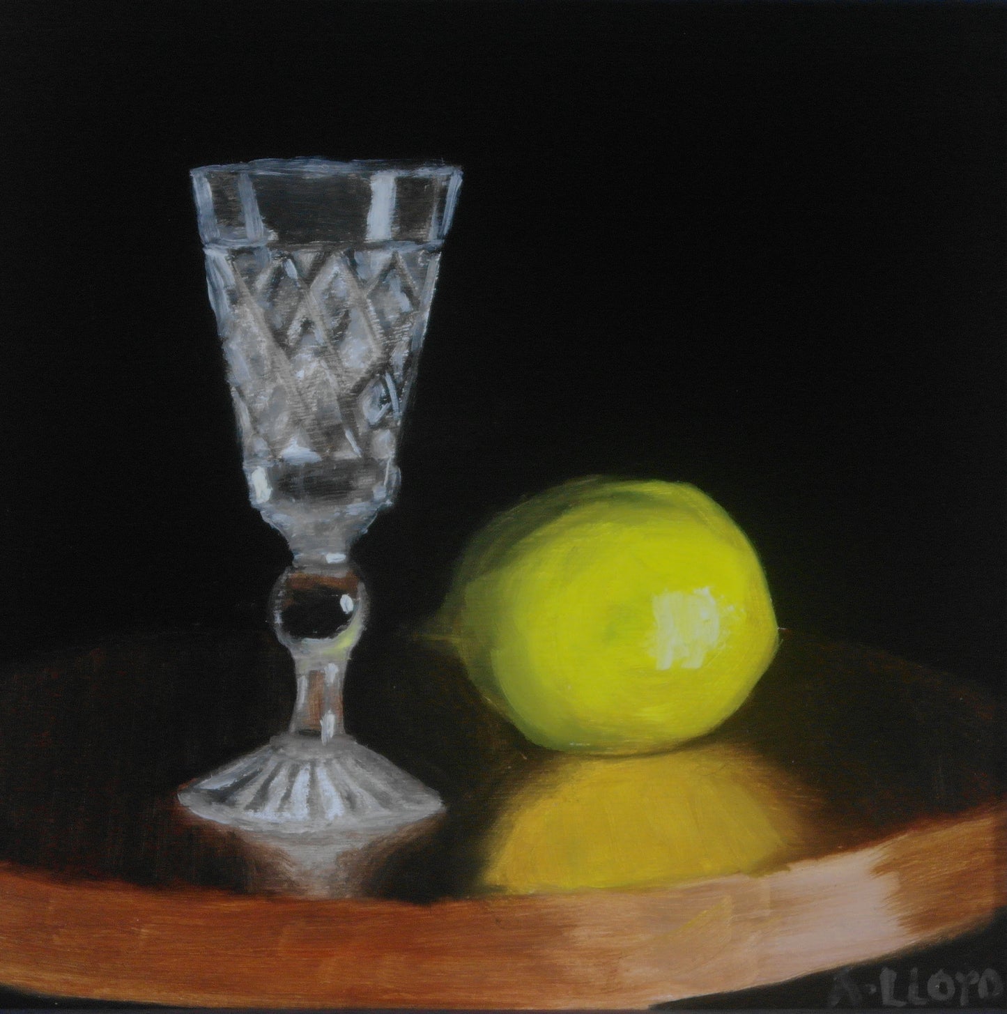 Cut Glass and Lemon