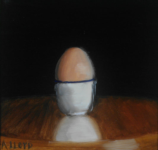 Egg in a Cup Oil Painting